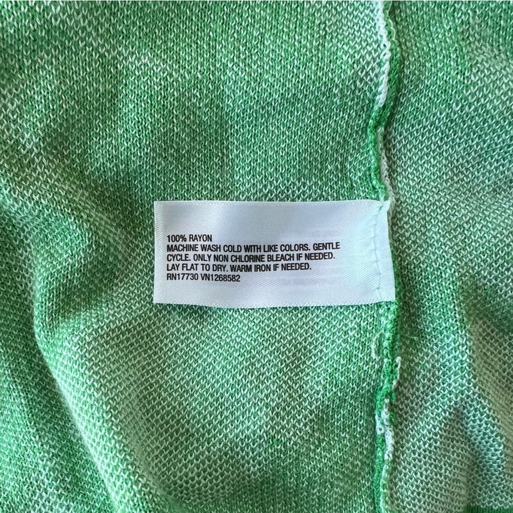 Diane von Furstenburg x Target V-Neck Ginkgo Green Sweater Wrap Top Dress, XXS